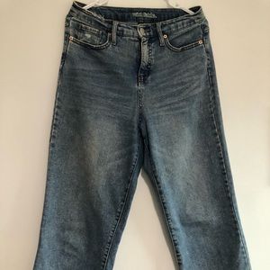 Mom high wide ankle jeans